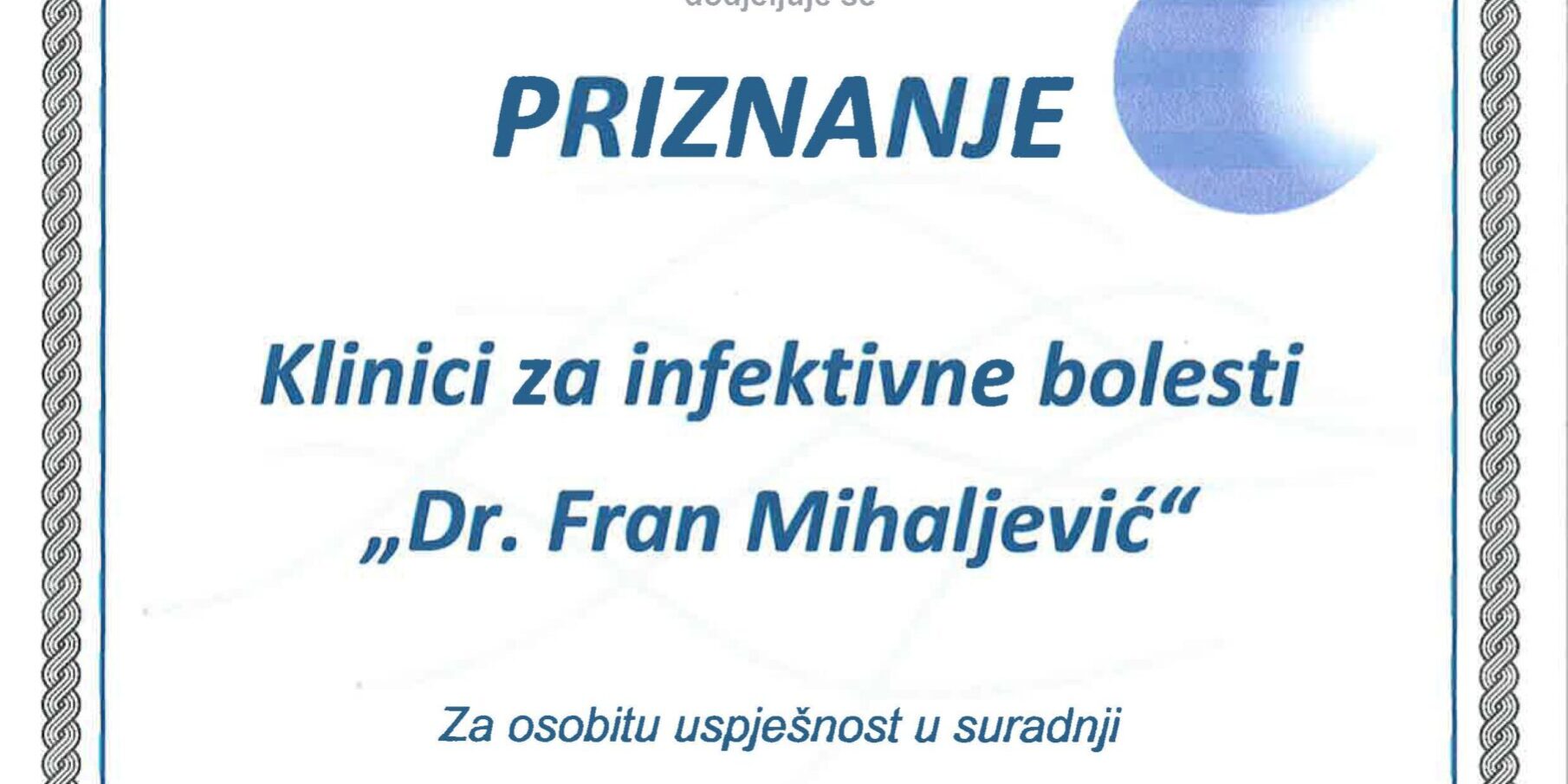 Priznanje Srednje škole Bedekovčina Povodom 30. Obljetnice Djelovanja ...