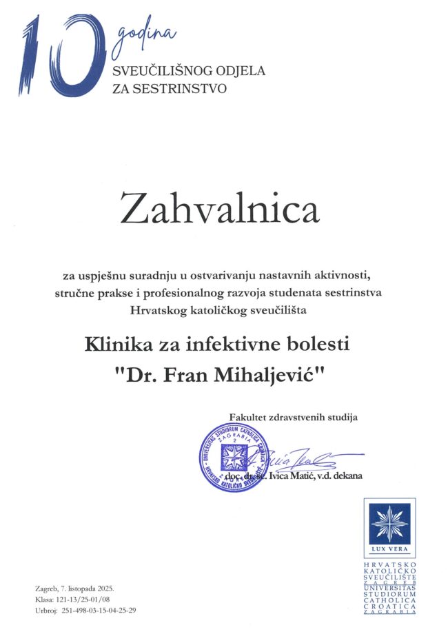 HKS zahvalnica